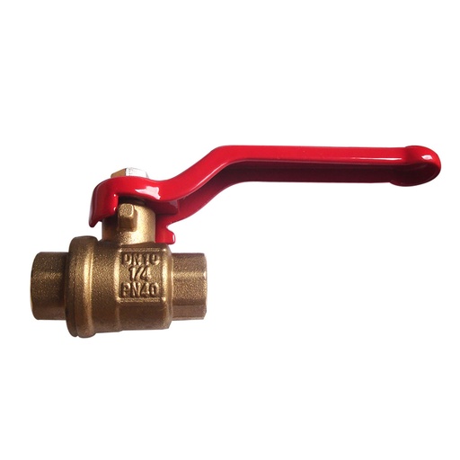 [13588] LLAVE BOLA PN40 1/4” BRONCE (HT1221)
