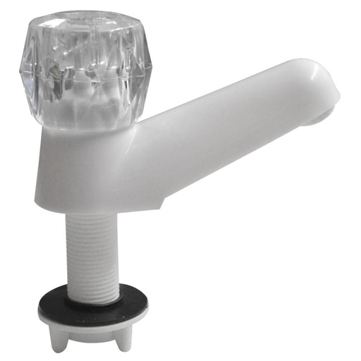 [1088] LLAVE LAVAMANOS PLASTICA BLANCA PLASTGRIFOS (3281082)