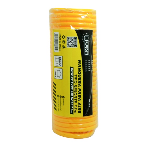 [19631] MANGUERA DE AIRE PE 5*8 1/4 NPT (7.5MTS) UDUKE (HT2153)