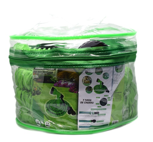 [13628] MANGUERA EXPANDIBLE CON PISTOLA 7.5 MTS VHARBOR(HT1281)