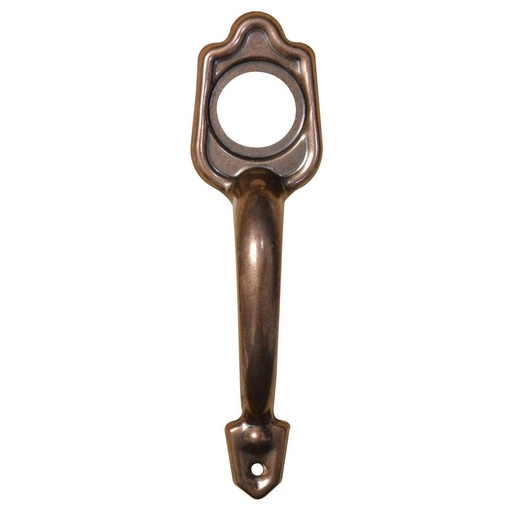 [10536] MANIJA PUERTA GATO EMPERADOR LATON ANTICADO