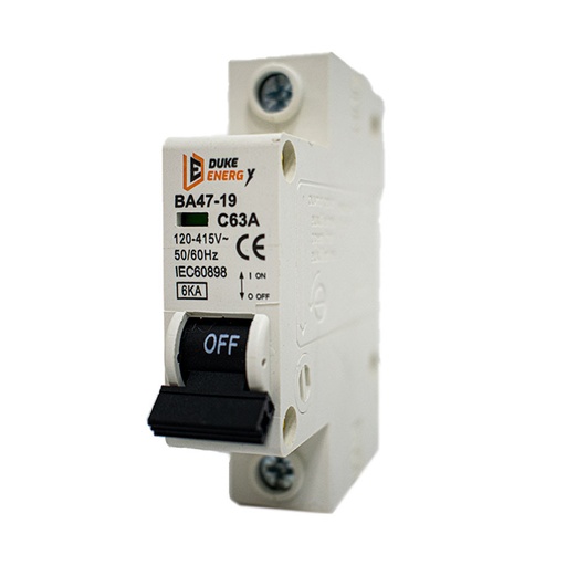 [11123] MINI BREAKER DUKE ENERGY 1 POLO 63A (HT60145) (U/E X 12)