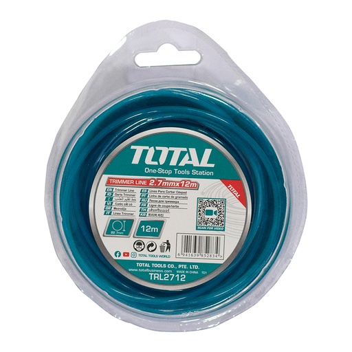 [17377] NYLON GUADAÑADORA  REDONDO 2,7MM X 12M TOTAL (TRL2712)