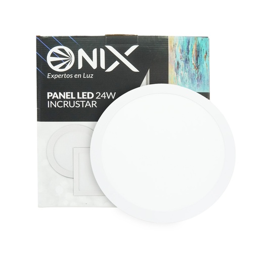 [10414D] PANEL LED 24W REDONDO INCRUSTAR LUZ DIA (6500K)