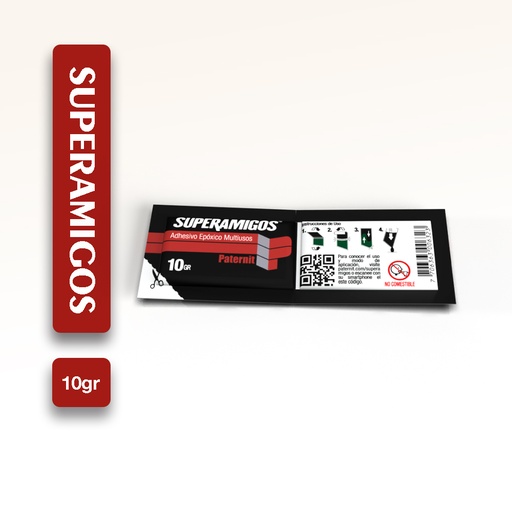 [10559A] PEGATANQUE SUPERAMIGOS EPOXI BLANCO 10GRMS SACHET (SANE12) (PATERNIT)