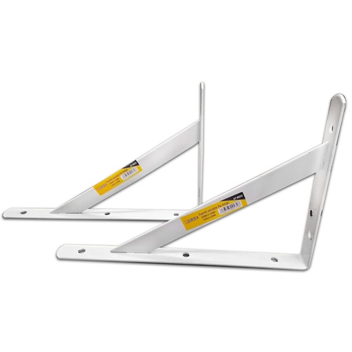 [12733] PIE AMIGO UDUKE REFORZADO BLANCO X PAR 10X6 (25X16CM)(CAL 2MM) (HT90233)