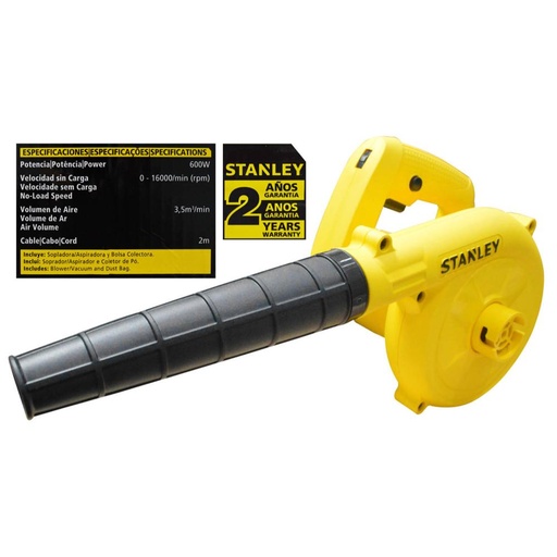 [8581] PISTOLA SOPLADORA STANLEY 600W (STPT600-B3)