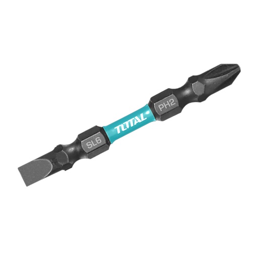 [20945] PUNTAS TALADRO INDUSTRIAL DOBLE PUNTA IMANTADA 65MM (+) (-) JUEGO X 10 PZS INDUSTRIAL  SUPER TOTAL (TACIM16HL133)