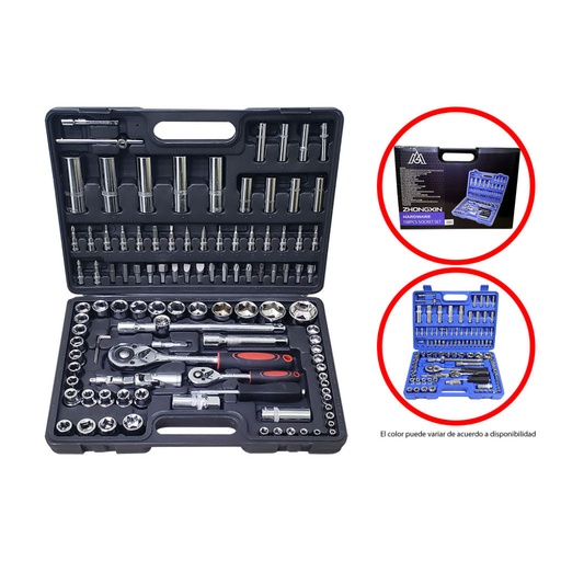 [6646] RACHE CON COPAS 1/2 Y 1/4 X 108 PCS ZXTOOLS (1090)(HT20236)