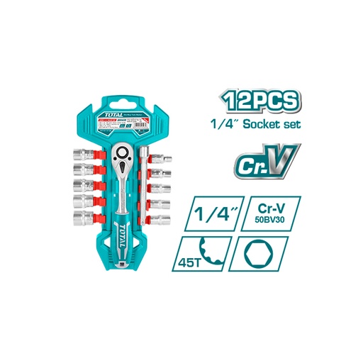 [15677] RACHE CON COPAS 1/4 X 12 PZS INDUSTRIAL TOTAL (THT14114126)