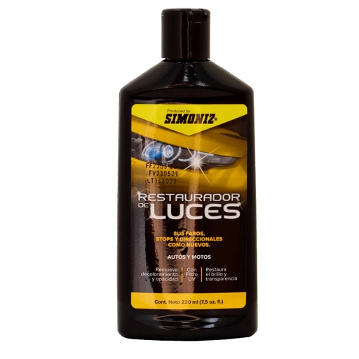 [18649] RENOVADOR FAROS & STOPS 220ML  SIMONIZ (108121)