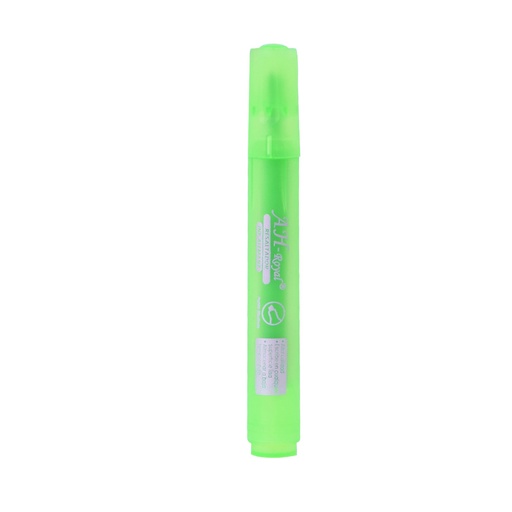 [18722] RESALTADOR AH ROYAL FLUORESCENTE VERDE PRECIO X 10 UNDS