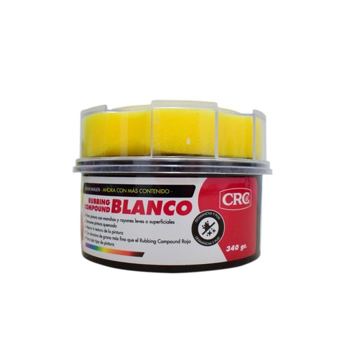 [15869] RUBBING COPAO 340 GRMS BLANCO PARA AUTOS CRC (20012232)