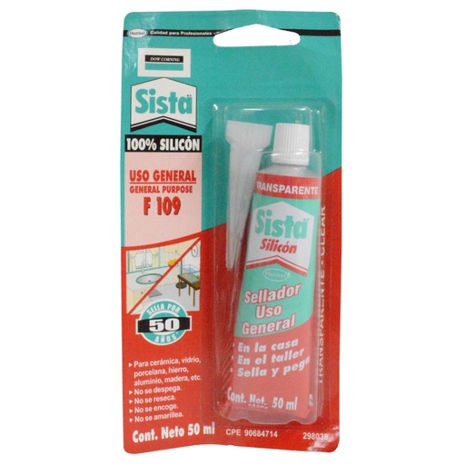 [5272] SILICONA SISTA DOW CORNING TRANSPARENTE X 50ML (2721917) P/PECERA