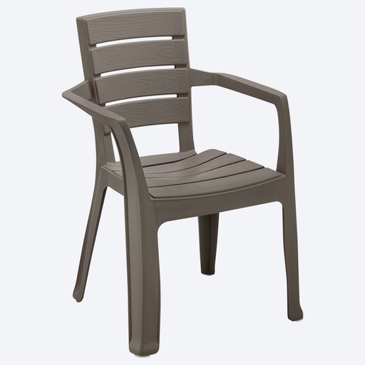 [18943] SILLA BARU CON BRAZOS MOCCA RIMAX