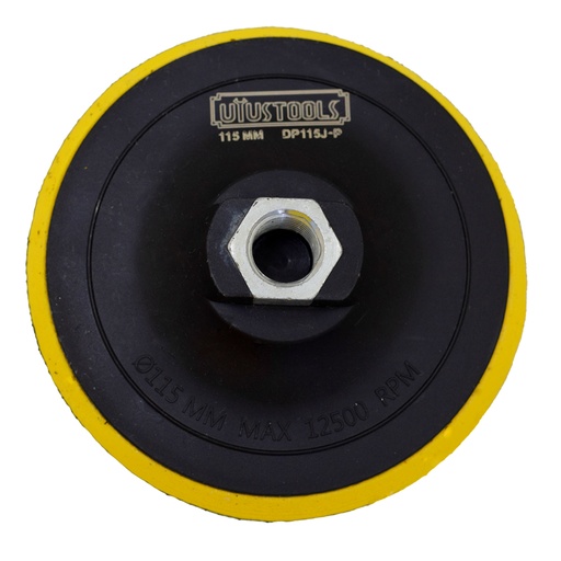 [9467A] SOPORTE PARA DISCO VELCRO 41/2'' + 5 LIJAS (A367-DP115J-P)