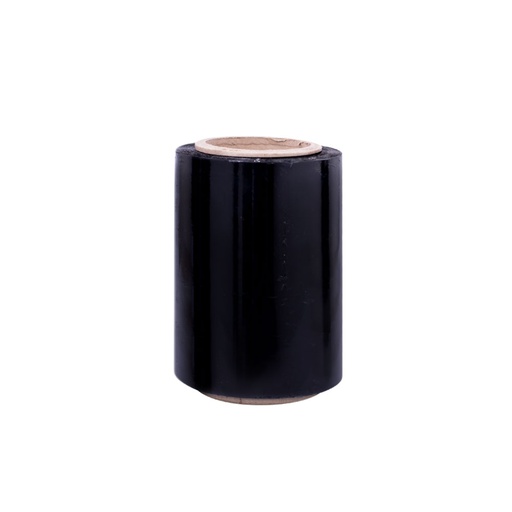 [16130] STRESH POLIFILM (PLASTICO DE EMBALAJE) ANCHO 16 CM - CAL 8 X 300 MTRS NEGRO