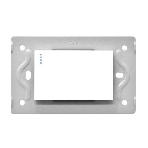 [13131] SWICHE SENCILLO LUXOR BLANCA INTERCAMBIABLE SIN TAPA DUKE ENERGY (V9-003)