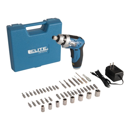 [12478] TALADRO ELITE ATORNILLADOR  INALAMBRICO 1/4 ION DE LITIO 3.6V  (CD36)