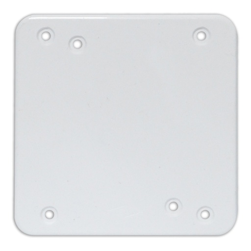 [8344] TAPA PLASTICA CIEGA BLANCA 4X4 INDUMA CERTIFICADA (T1206-0021)