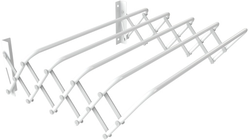 [16093A] TENDEDERO PLEGABLE 5 LINEAS 100 CM BLANCO INDUMA (TC315-0005)