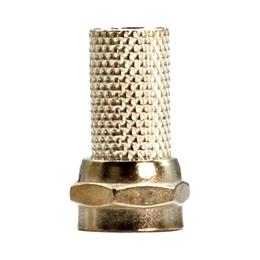[1704K] TERMINAL COAXIAL ROSCA RG6 PQT X 5 UDUKE