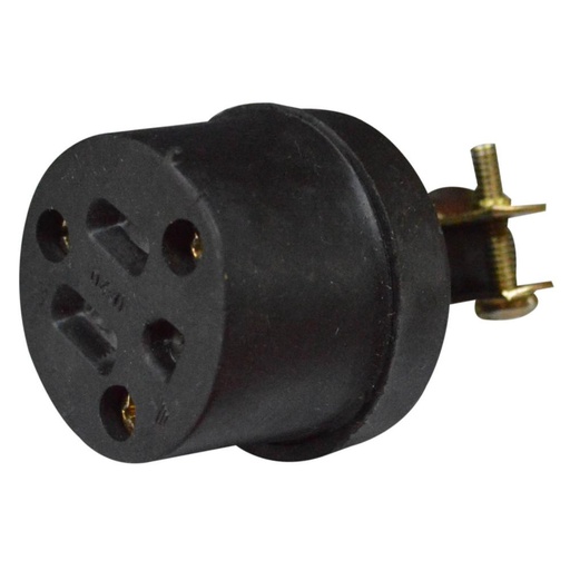 [2249] TOMA AEREO CODELCA POLO/TIERRA 15 AMP (C-011)