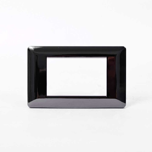 [13155X] TOMA TELEFONO + TV LUXOR NEGRA INTERCAMBIABLE SIN TAPA (V17-036)