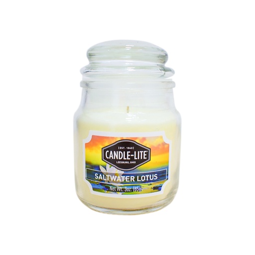 [15833] VELA 3 OZ SALTWATER LOTUS CANDLE LITE (4449330)