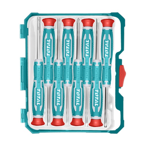 [21222] JUEGO DESTORNILLADORES X 8PZS PUNTA INMANTADA INDUSTRIAL SUPER TOTAL (THT250826)