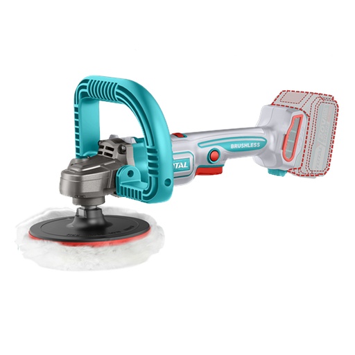 [21235] POLICHADORA INALAMBRICA 7" INDUSTRIAL 20V BATERIA Y CARGADOR NO INCLUIDO V/VARIABLE INDUSTRIAL SUPER TOTAL (TAPLI2018)