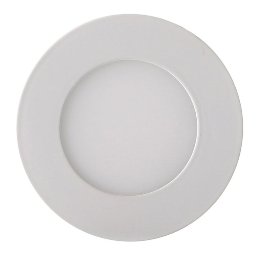 [8383A] PANEL LED 3W REDONDO INCRUSTAR LUZ DIA (6400K) BACKLIGHT