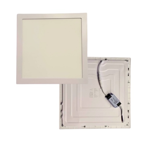 [12285A] PANEL LED 24W CUADRADO INCRUSTAR LUZ DIA  (REF 24034)