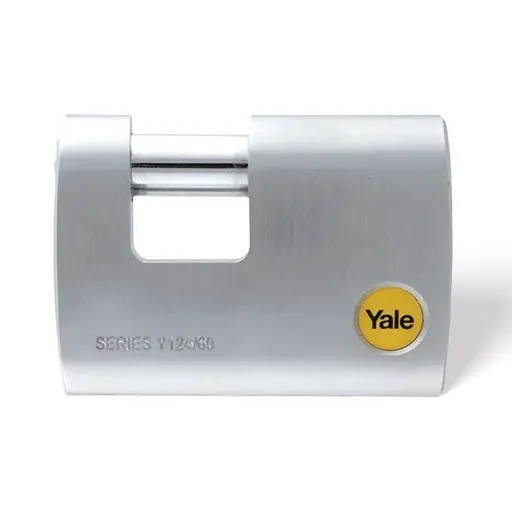 [22283] CANDADO YALE ANTI CIZALLA CORTINA CROMADO 70MM (8407)