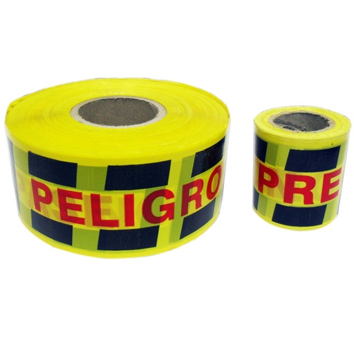 [12132A] CINTA PELIGRO  X 50 MTS(45M)(PELIGRO NO PASE)