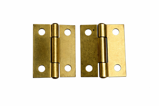[8391A] BISAGRA COMUN DORADA GOLDEN 1 1/2 C.18 ( CAJITA X 12 PAR)