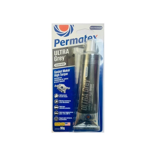 [23627]  SILICONA OXIMICA PERMATEX ULTRA GREY X90G (1303049)
