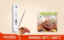 TERMOMETRO DIGITAL PARA ALIMENTOS  50°C-300°C DECAKILA (KMTT061W)