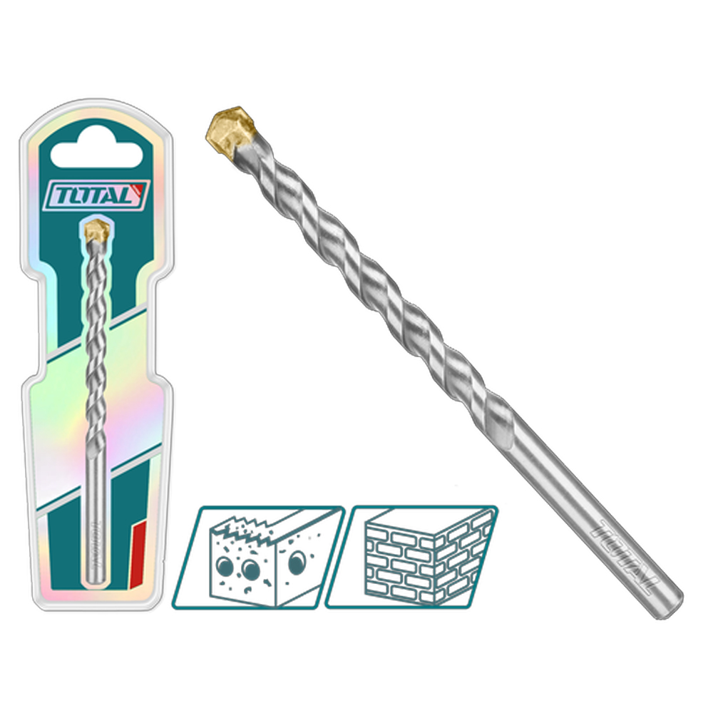 BROCA MURO 1/4 X 4" INDUSTRIAL SUPER TOTAL (UTAC2601041)