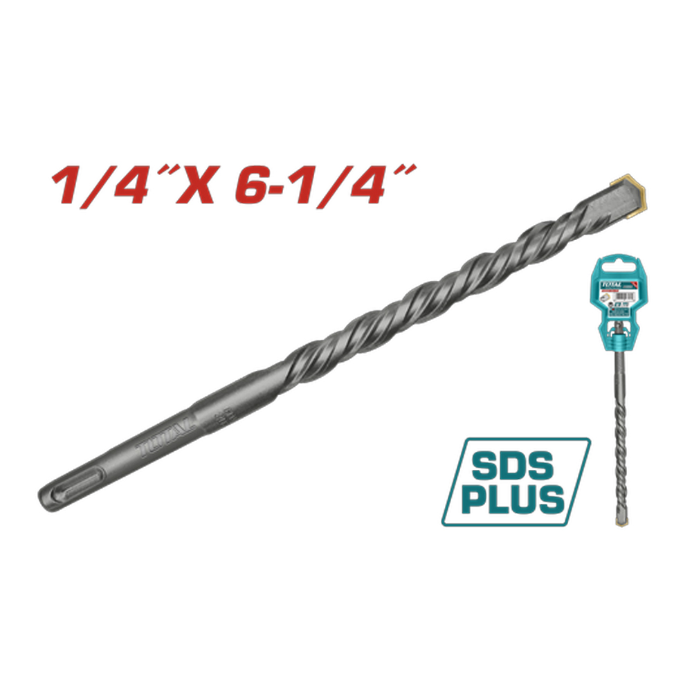 BROCA SDS PLUS 1/4 X 6-1/4" INDUSTRIAL SUPER TOTAL (TAC3101042)
