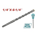 BROCA SDS PLUS 1/4 X 6-1/4" INDUSTRIAL SUPER TOTAL (TAC3101042)