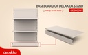 EXHIBIDOR DECAKILA ZOCALO DE SOPORTE (89.6X38CM) DECAKILA (GES005W)
