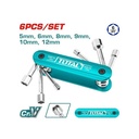 COPA NAVAJA X 6 ( 5 - 6 - 8 - 9 - 10 - 12MM) TOTAL (THFND061)