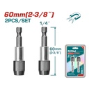 COPA TORNILLO  2-3/8" IMANTADA JUEGO X  2 PZS  SUPER TOTAL (TAC462601)