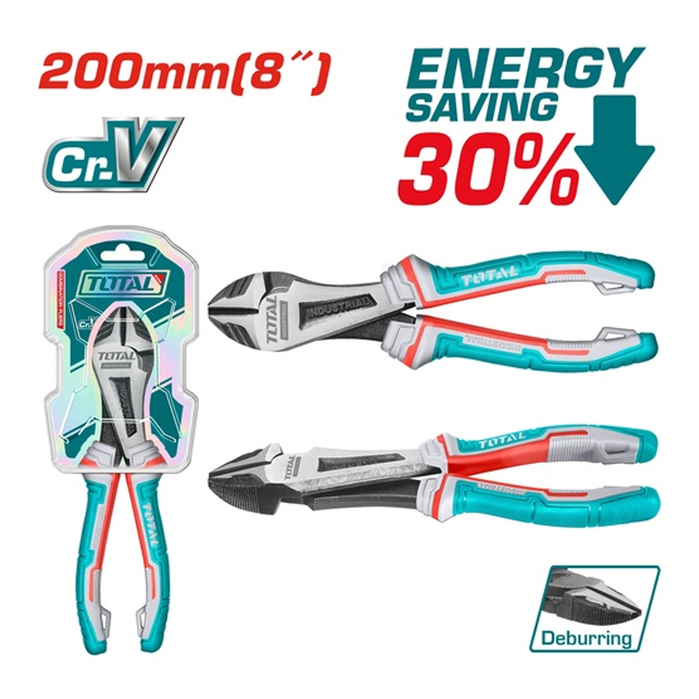 CORTAFRIO 8" CORTE DIAGONAL CROMO VANADIUM INDUSTRIAL TOTAL (THT27816S)