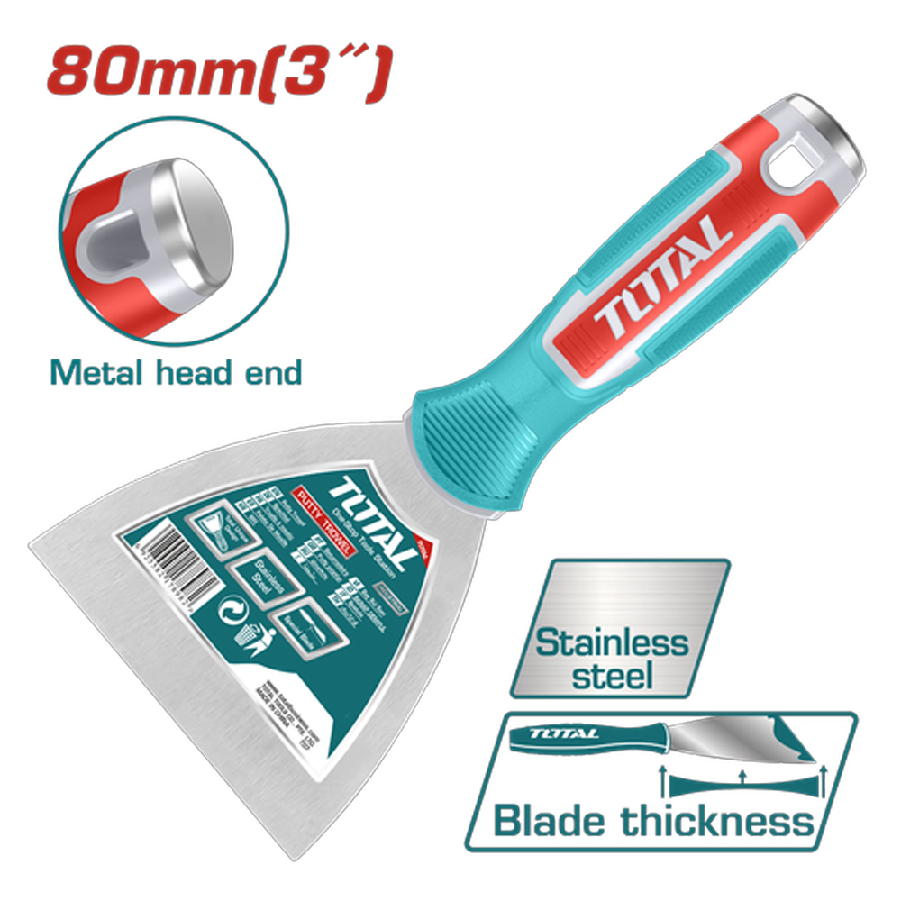 ESPATULA 3 MANGO PLASTICO TOTAL(THT83806)