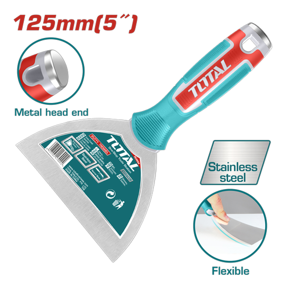 ESPATULA 5"  MANGO PLASTICO INDUSTRIAL SUPER TOTAL (THT831256)