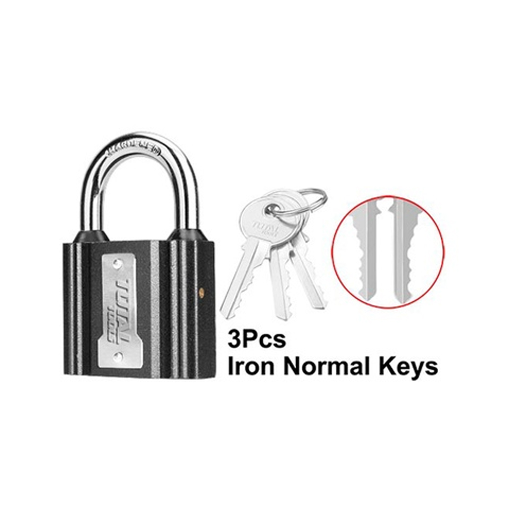 CANDADO 50 MM NEGRO TOTAL (TLK31501)