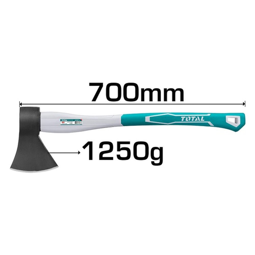 HACHA 1250G MANGO FIBRA DE VIDRIO TOTAL (THT7812506)