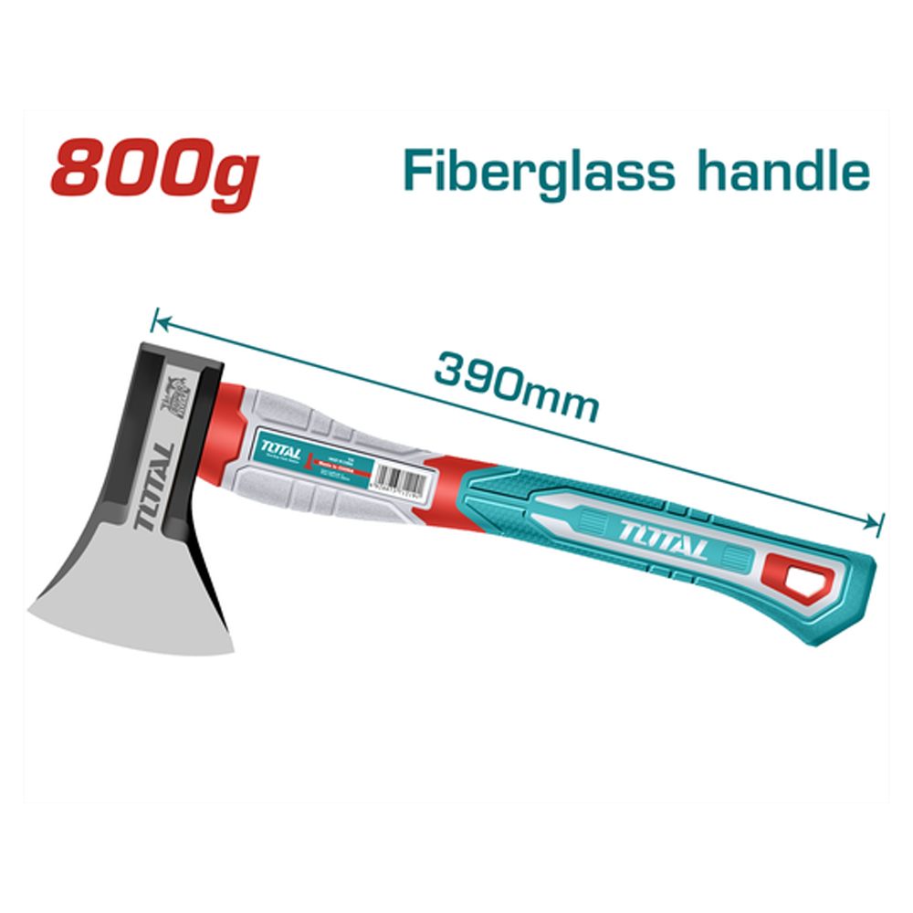 HACHA 800G MANGO DE FIBRA DE VIDRIO SUPER TOTAL (THAX061800)